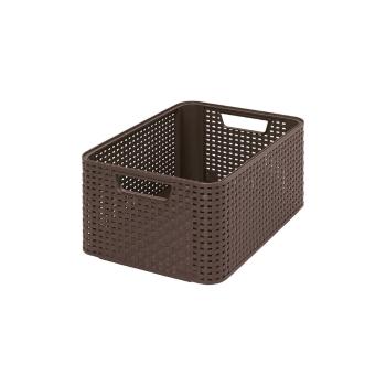 Coș de depozitare Curver Style, 18 l, maro