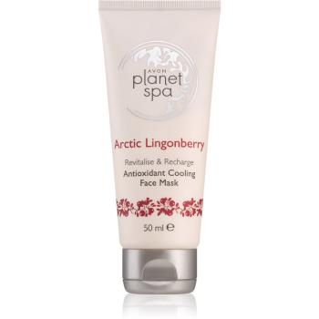 Avon Planet Spa Arctic Lingonberry mască antioxidantă răcoritoare, pentru față 50 ml