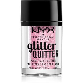 NYX Professional Makeup Glitter Quitter luciu culoare 01 - Pink 1.5 g
