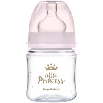 canpol babies Royal Baby biberon pentru sugari 0m+ Pink 120 ml