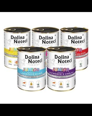 DOLINA NOTECI Premium Junior set conserve caini junior 48x400g mix arome