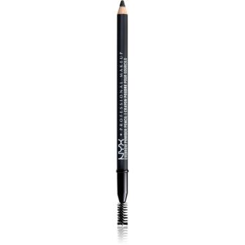 NYX Professional Makeup Eyebrow Powder Pencil creion pentru sprancene culoare 09 Black 1.4 g