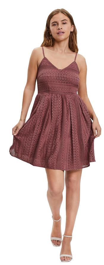 Vero Moda Rochie de damă VMHONEY Regular Fit 10220925 Rose Brown S