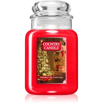 Country Candle Wishing For Christmas lumânare parfumată 737 g