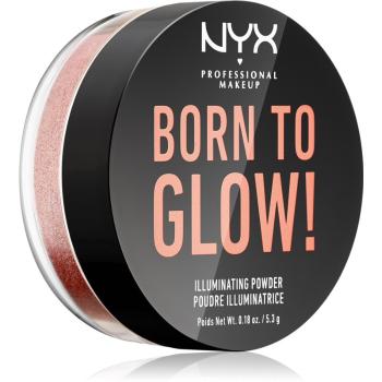 NYX Professional Makeup Born To Glow pudra pentru luminozitate culoare 04 - Desert Night 5.3 g