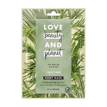 Love Beauty and Planet Mască textilăTea Tree &amp; Vetiver 1 buc