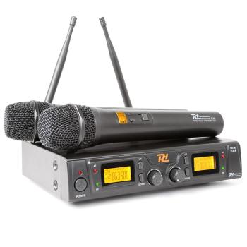 Power Dynamics PD781, sistem de microfon fără fir UHF cu 2 x 8 canale