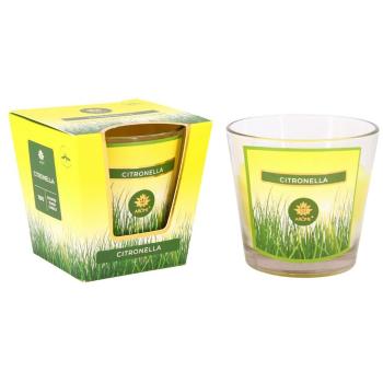 Lumânare parfumată Arome Citronella în sticlă, 120 g