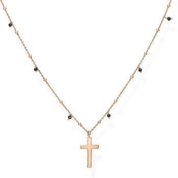 Amen Colier rosegold cu cristale Candy Charm CLCRRN1