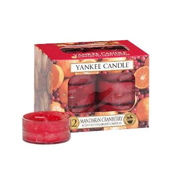 Yankee Candle Lumânări aromatice de ceai Mandarin Cranberry 12 x 9,8 g