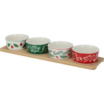 Set boluri de servire Green branches, 4 buc.