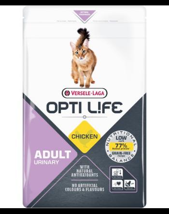 VERSELE-LAGA Opti Life Cat Adult Urinary Chicken 1 kg hrana pisici, protectie a tractul urinar