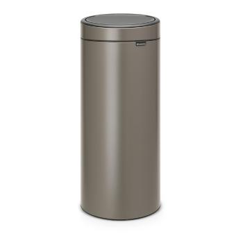 Coș de gunoi gri cu senzori de atingere din oțel 30 l Touch Bin – Brabantia