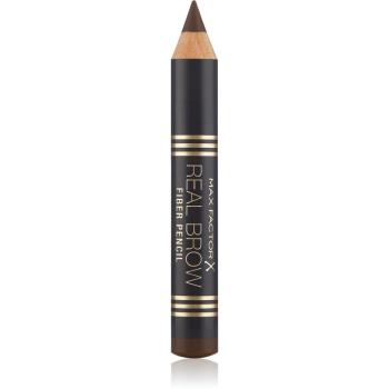 Max Factor Real Brow Fiber Pencil creion pentru sprancene culoare 004 Deep Brown 1.83 g