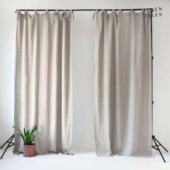 Draperie bej 140x170 cm Night Time – Linen Tales