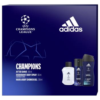 Adidas Champions League - aftershave 100 ml + gel de duș 250 ml + spray deodorant 150 ml