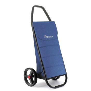 Sacoșă de cumpărături cu roți 53 l Com Tweed Polar Black Tube – Rolser