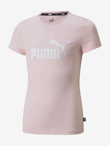 Puma ESS Logo Tee G Tricou pentru copii Roz