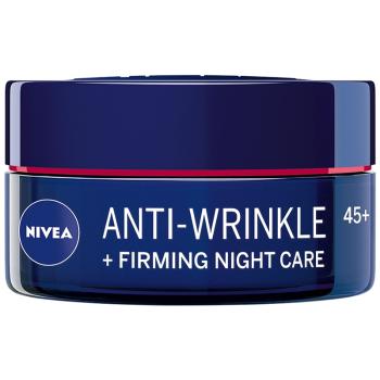 Nivea Anti-Wrinkle Firming Cremă de noapte intensă pentru riduri 45+ 50 ml