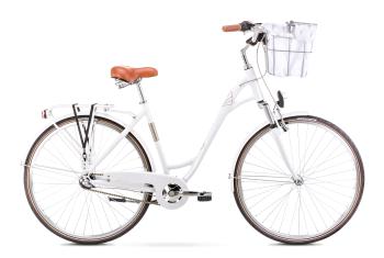 Bicicleta de Oras pentru femei Romet Art Deco Eco Alb 2022