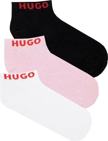 Hugo Boss 3 PACK - șosete de damă HUGO 50502049-960 39-42