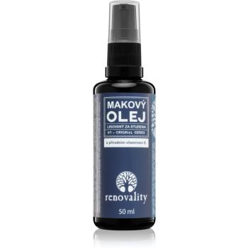 Renovality Original Series Poppy seed oil with natural vitamin E ulei facial pentru toate tipurile de ten 50 ml