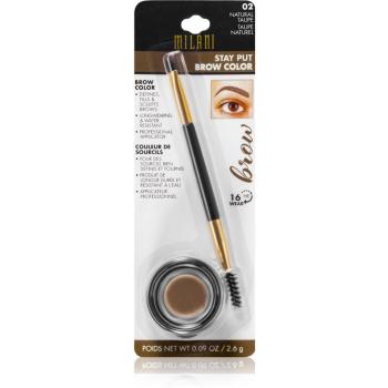 Milani Stay Put pomadă pentru sprâncene 02 Natural Taupe