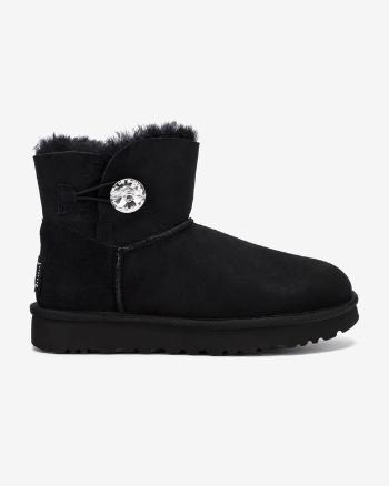 UGG Mini Bailey Button Bling Cizme de zăpadă Negru