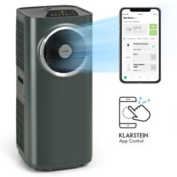 Klarstein Kraftwerk Smart 12K, aer condiționat, 3 în 1, 12.000 BTU, control prin aplicație, antracit