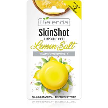 Bielenda Skin Shot Lemon Salt exfoliant cu bob aspru facial 8 g