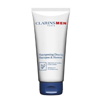 Clarins Șampon Energizant pentru Păr și Corp Bărbați (Shampoo & Shower) 200 ml