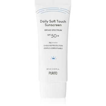 Purito Daily Soft Touch Sunscreen crema fata iluminatoare de protectie SPF 50+ 60 ml