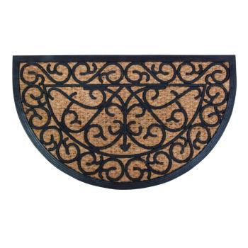 Covoraș intrare din cauciuc și fibre de cocos Esschert Design Ornamental, lățime 74.5 cm