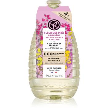 Yves Rocher Bain de Nature gel de duș rezervă Meadow Flower & Heather 600 ml