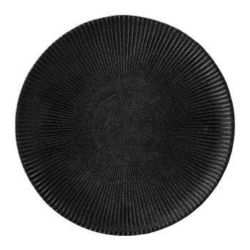 Farfurie din gresie ceramică Bloomingville Neri, ø 23 cm, negru