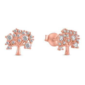 Brilio Silver Cercei populari din bronz Jingle bell arboreal vieții EA348R