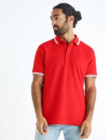 Celio Beline Polo Tricou Roșu