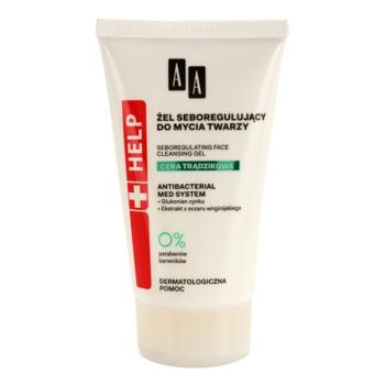 AA Cosmetics Help Acne Skin gel de curatare pentru reducerea sebumului 150 ml