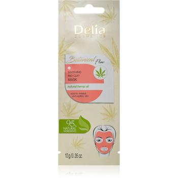 Delia Cosmetics Botanical Flow Hemp Oil masca calmanta pentru fata pentru piele sensibila si iritabila 10 g