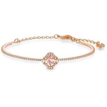 Swarovski Brățară sclipitoare din bronz cu cristale 5516476