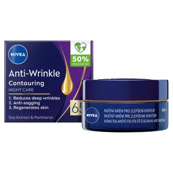 Nivea Cremă de noapte pentru îmbunătățirea contururilor 65+ (Anti-Wrinkle Contouring Night Care) 50 ml