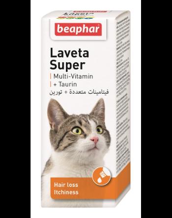 BEAPHAR Laveta Super Supliment alimentar impotriva caderii parului la pisici 50 ml