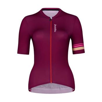 
                 HOLOKOLO Tricou de ciclism cu mânecă scurtă - HAPPY ELITE LADY - bordo  
            