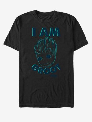 ZOOT.Fan Marvel I Am Groot Strážci Galaxie Tricou Negru