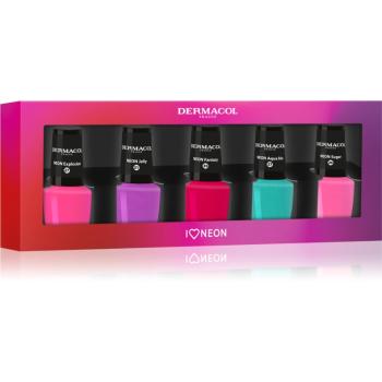 Dermacol Neon set de lacuri de unghii