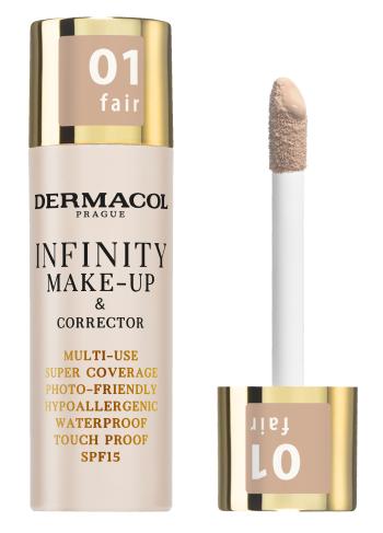 Dermacol Machiaj cu acoperire ridicată și corector Infinity (Multi-Use Super Coverage Waterproof Touch) 20 g 02 Beige