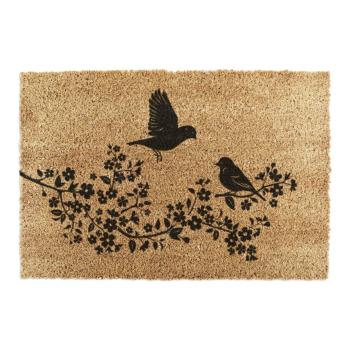 Covoraș de intrare din fibre de nucă de cocos 40x60 cm Birds On a Tree – Artsy Doormats