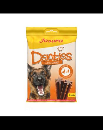 JOSERA Denties with Duck&amp;Carrot 180g Batoane dentare caini cu rata si morcov