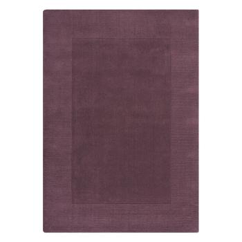 Covor violet handmade din lână 120x170 cm Border – Flair Rugs