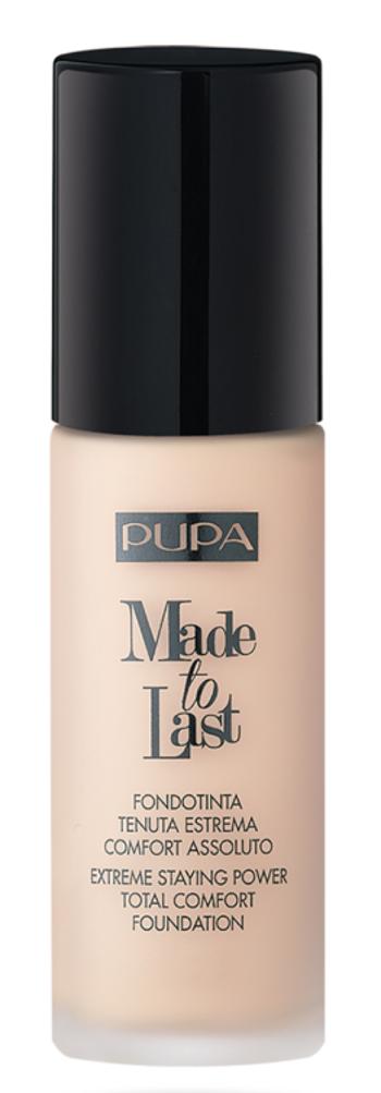 PUPA Milano Machiaj lichid de lungă durată SPF 10 Made To Last (Total Comfort Foundation) 30 ml 010 Porcelain